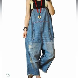 YESNO oversized overalls